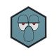 HEX Patch:Squidward Eyes Peeker - PVC