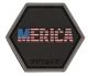 HEX Patch:'Merica Flag  - PVC