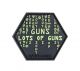 HEX Patch:Guns, Lots of Guns - PVC
